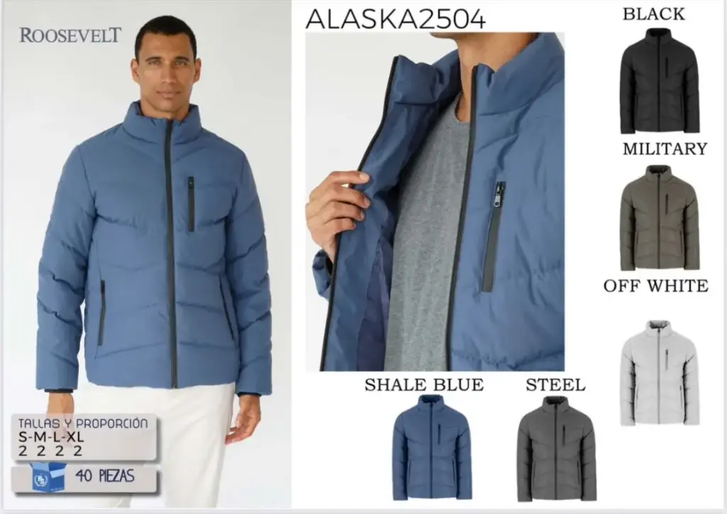 CHAMARRA ROOSEVELT ALASKA 2504 (CAJA 40PZ)