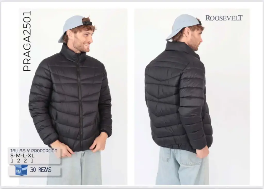 CHAMARRA ROOSEVELT PRAGA 2501 (CAJA 30PZ)