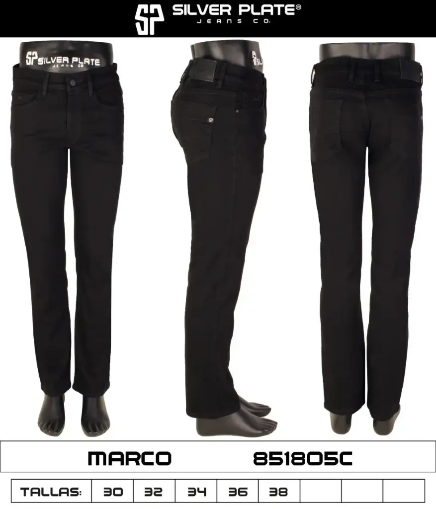 [SILMAR851805-30] JEANS MARCO SILVER PLATE 851805C  (30)