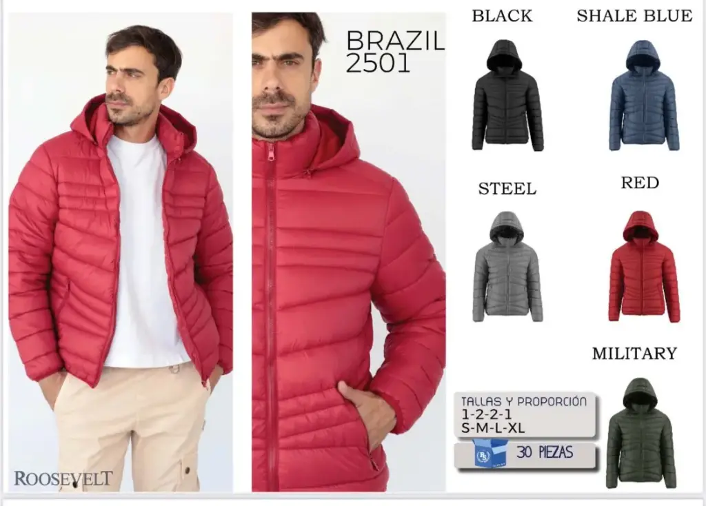 CHAMARRA ROOSEVELT BRAZIL 2501 (CAJA 30PZ)