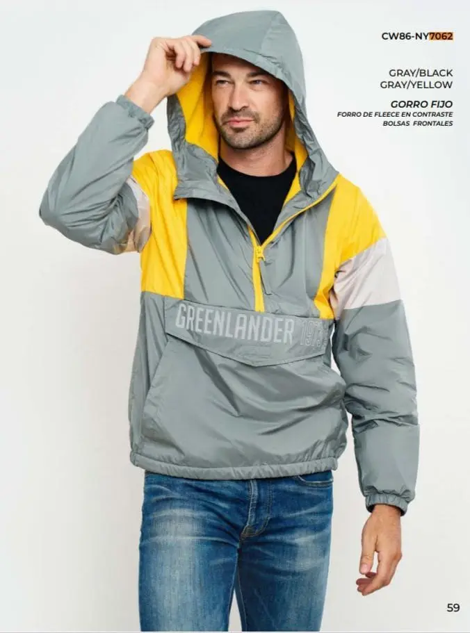 CHAMARRA GREENLANDER NY7062 (NEGRO, S)