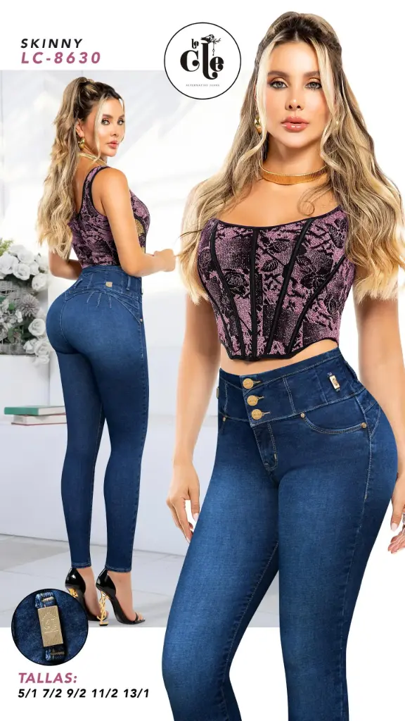 [LEC8630-5] JEANS LE CLE MODA 8630 (5)