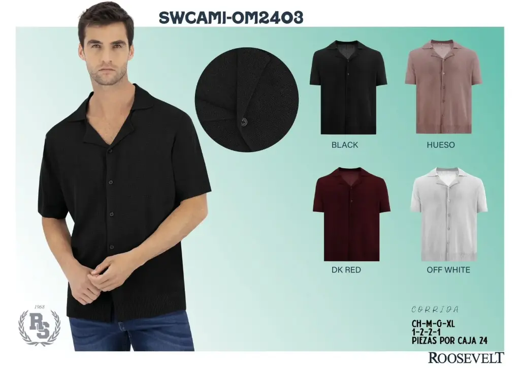 CAMISA ROOSEVELT SWCAMI-OM2403