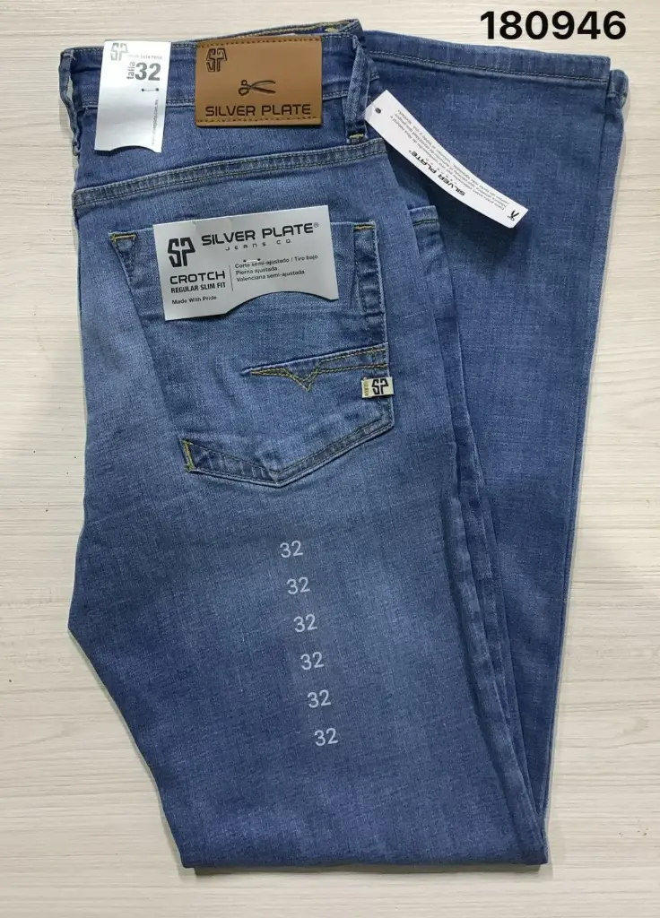 [SILCRO180946-30] JEANS CROTCH SILVER PLATE C180946 (30)
