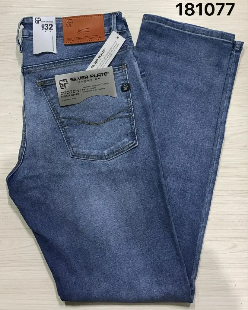 [SILCRO181077-30] JEANS CROTCH SILVER PLATE 181077C (30)
