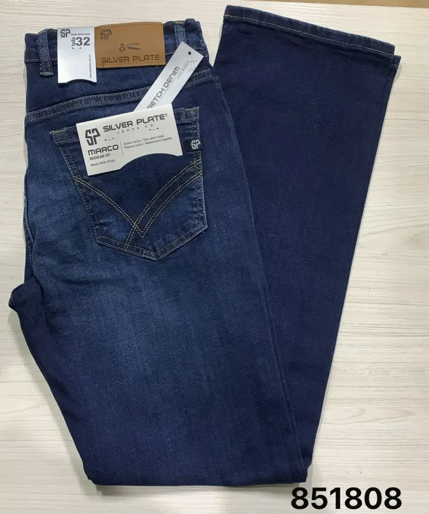 [SILMAR851808-30] JEANS MARCO SILVER PLATE 851808C  (30)