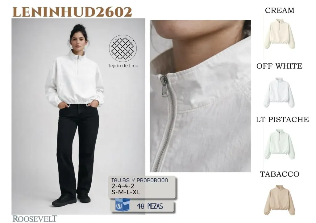 SUDADERA ROOSEVELT LENIN HUD 2602