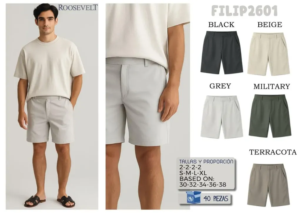 BERMUDA ROOSEVELT FILIP 2601 (CAJA 20PZ)
