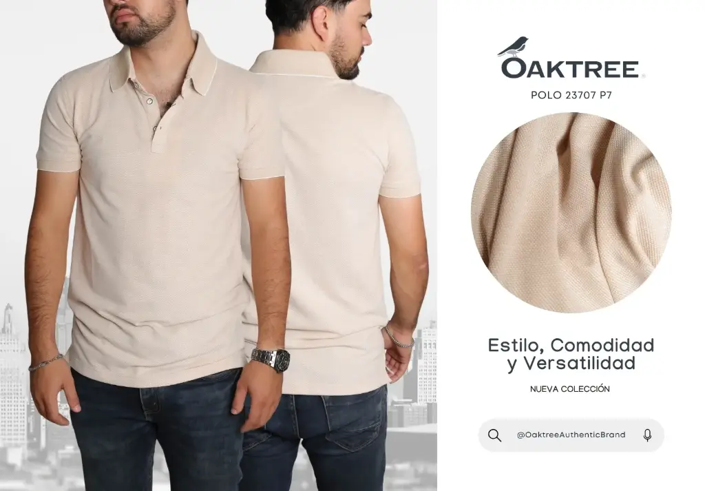 PLAYERA POLO OAKTREE 23707 (S)
