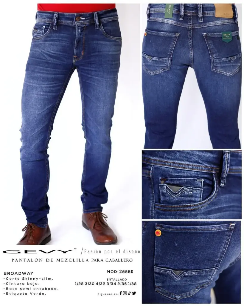 [GEV25550-30] JEANS SKINNY GEVY 25550 (30)