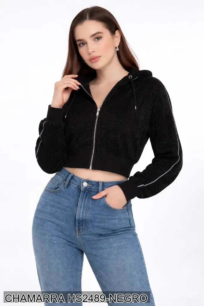 CHAMARRA HS2489 (Negro, S)
