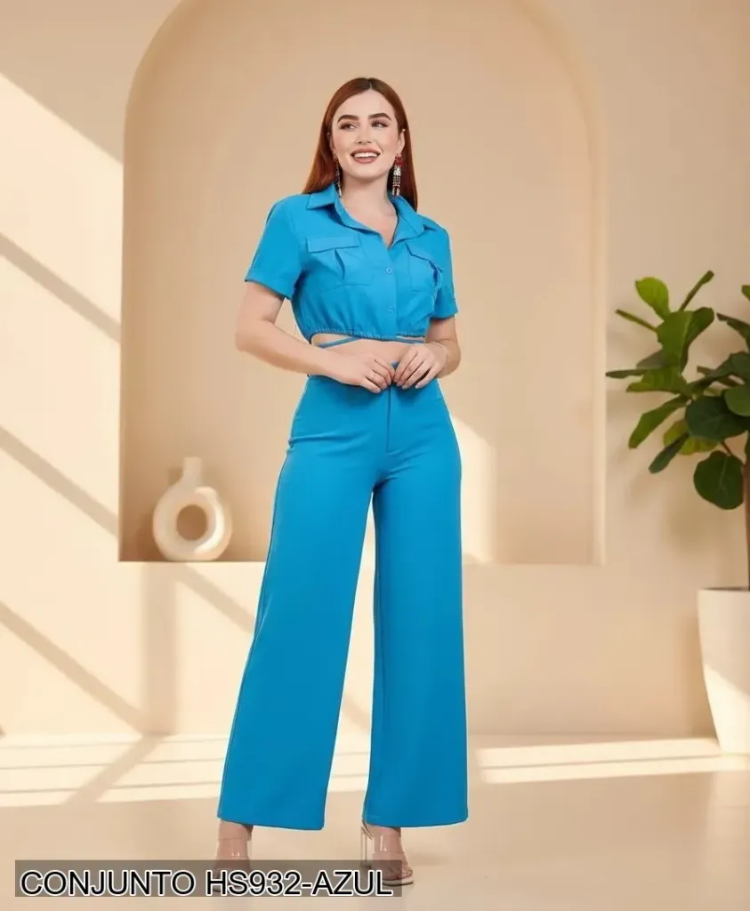 CONJUNTO HS932 (Azul Turquesa, S)