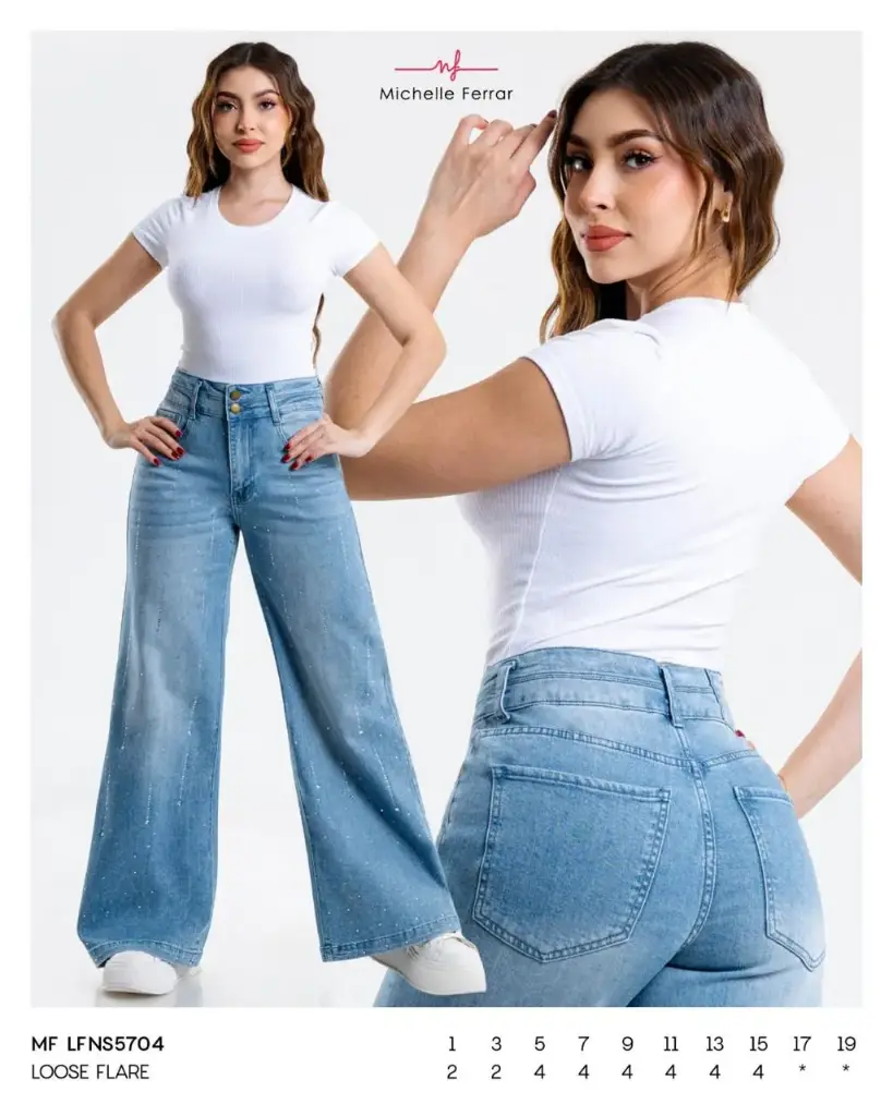 [MIC5704-1] JEANS MICHELLE FERRAR 5704 (1)
