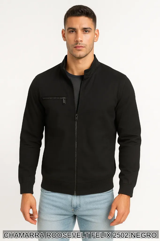 CHAMARRA ROOSEVELT FELIX 2502 (Negro, S)