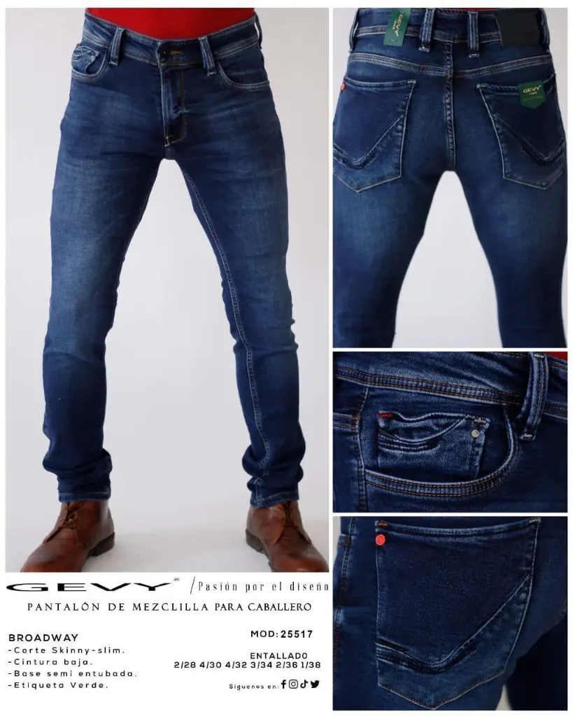 JEANS SKINNY GEVY 25517