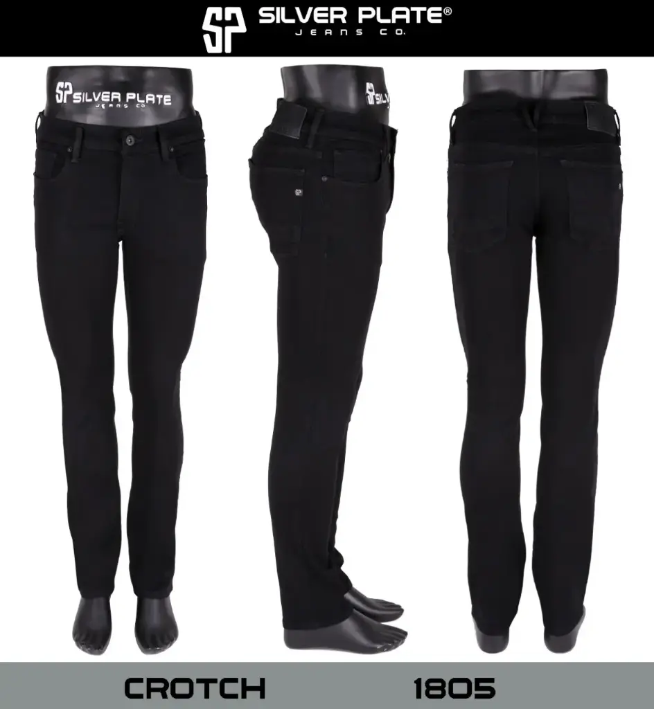 [SILCRO1805-28] JEANS CROTCH SILVER PLATE 1805 (28)
