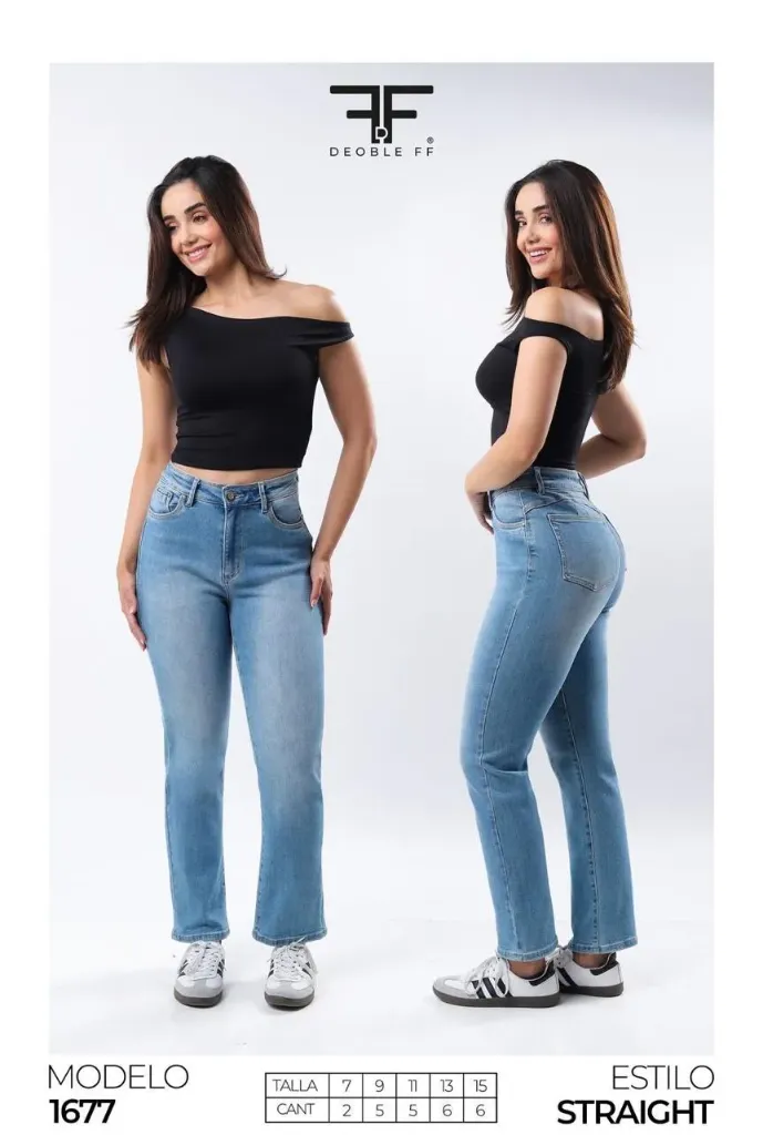 JEANS DOBLE FF 1677 (CAJA 24PZ)