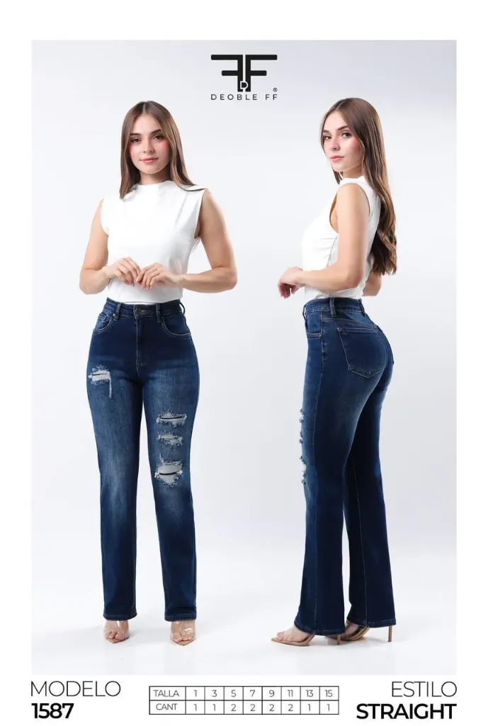 JEANS DOBLE FF 1587 (CAJA 24PZ)