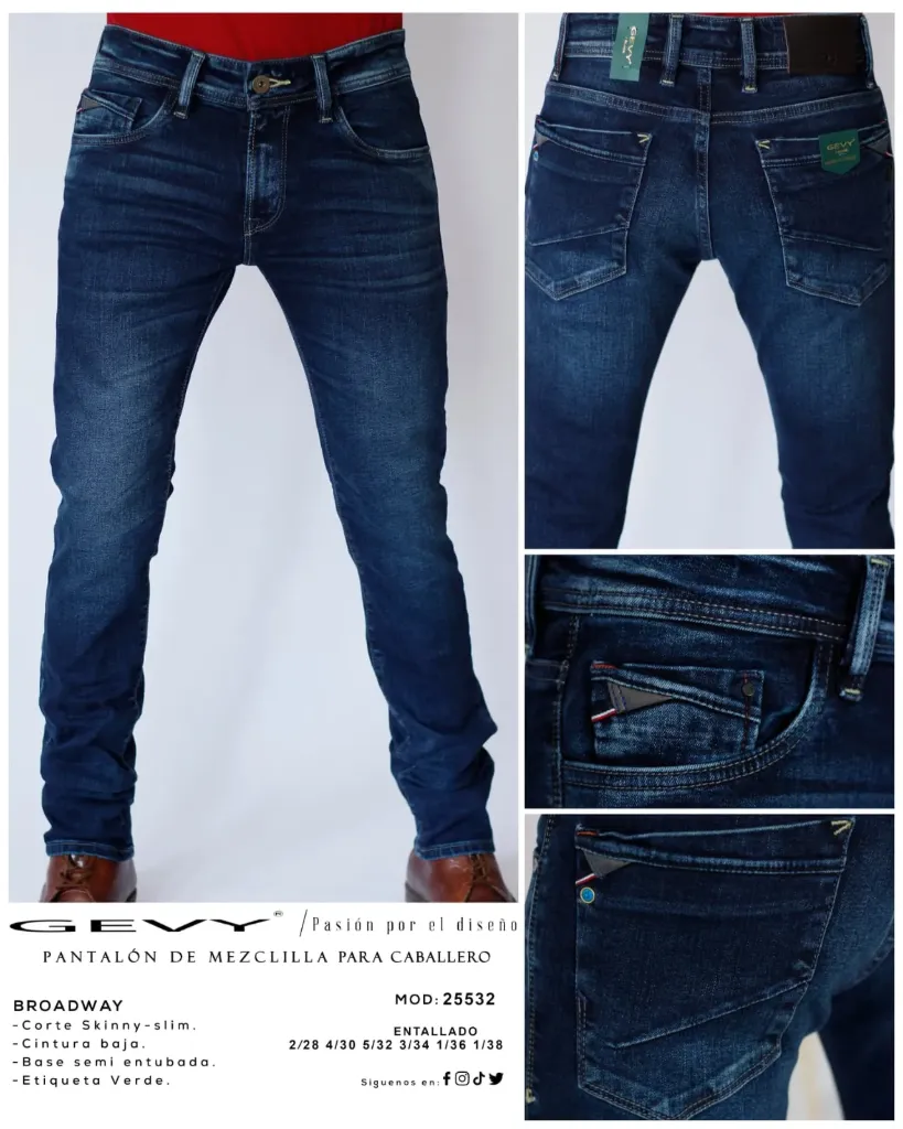 JEANS SKINNY GEVY 25532