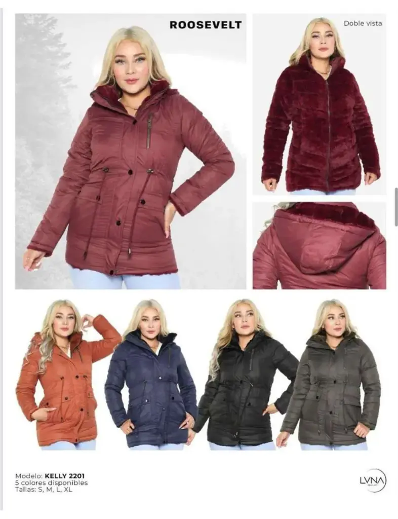 CHAMARRA ROOSEVELT KELLY 2201 (CAJA 30 PZS)