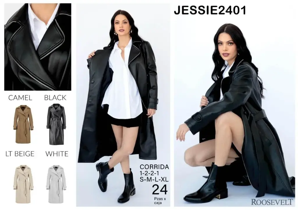 CHAMARRA ROOSEVELT JESSIE 2401 (CAJA 24 PZS)