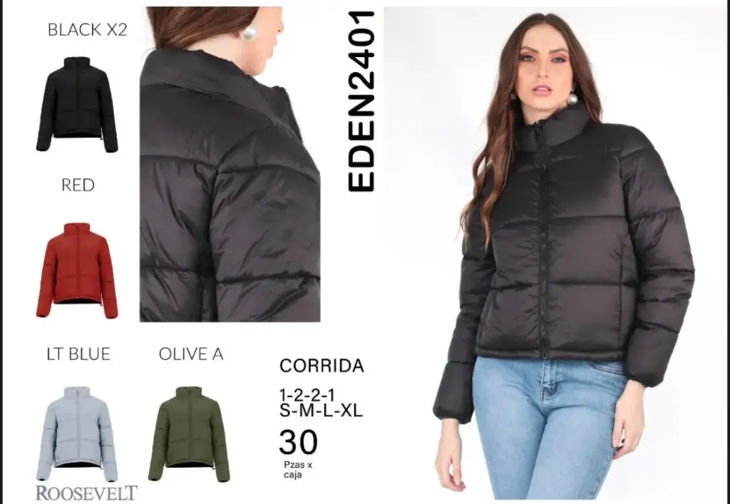 CHAMARRA ROOSEVELT EDEN 2401 (CAJA 30PZ)