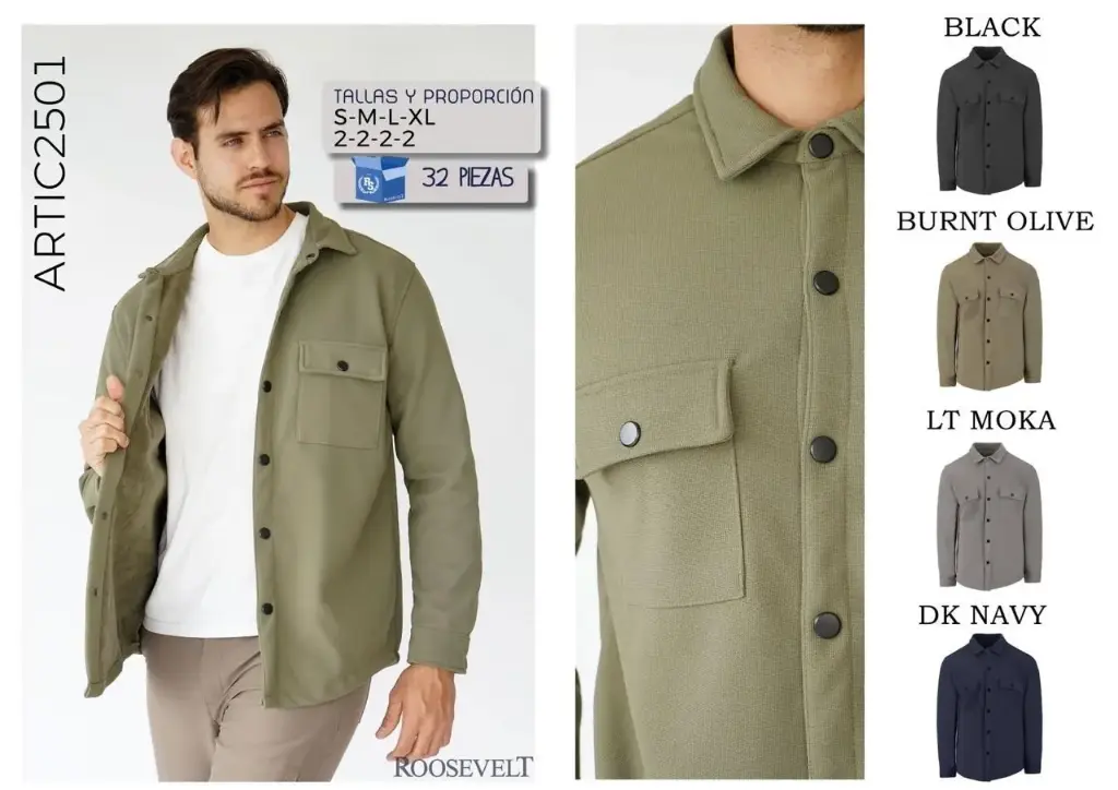 CHAMARRA ROOSEVELT ARTIC 2501 (CAJA 32 PZS)