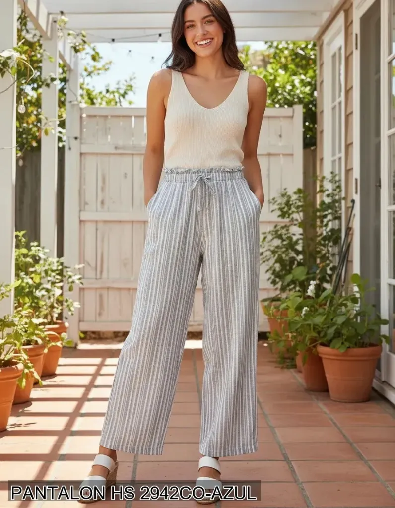 PANTALON HS 2942CO (AZUL, S)