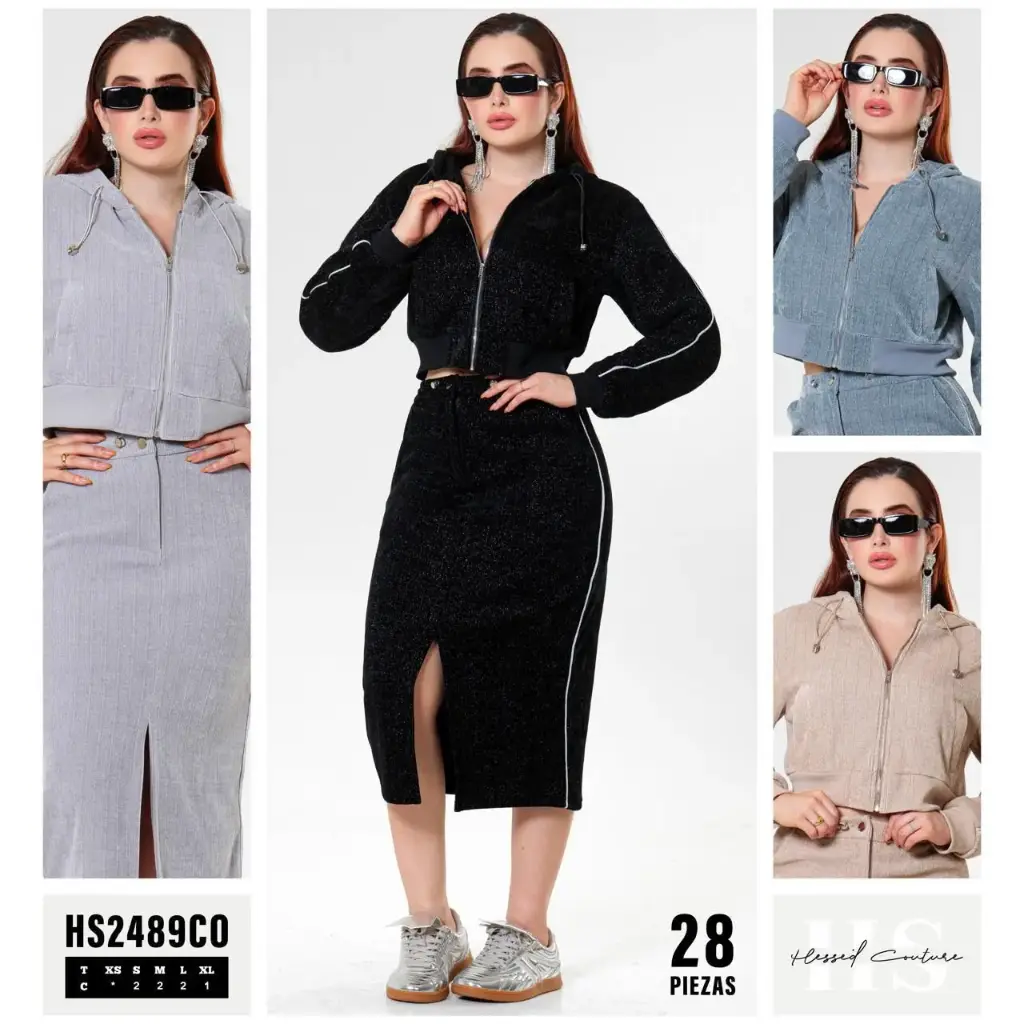 CHAMARRA HS2489 (S, NEGRO)