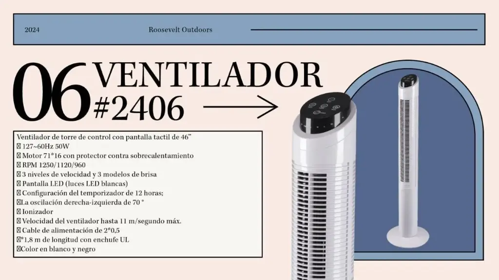VENTILADOR ROOSEVELT 2406