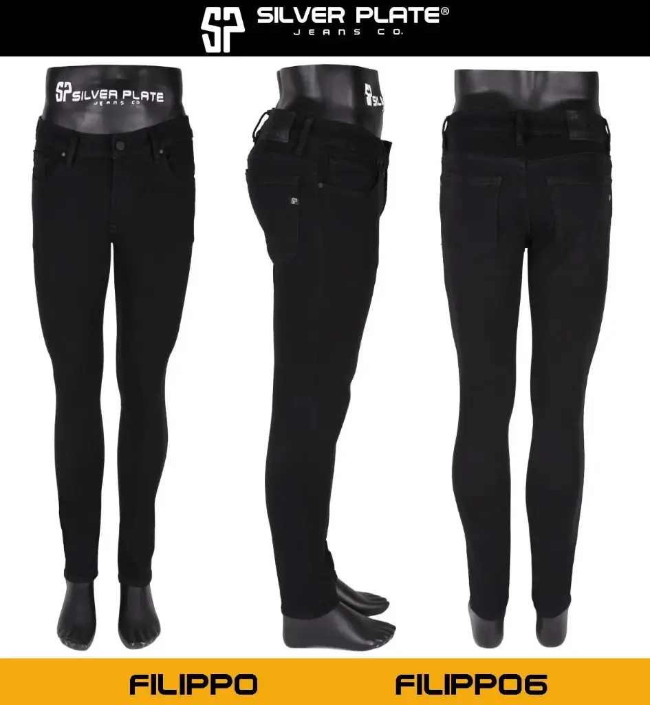 [SILFIL06-30] JEANS FILIPPO SILVER PLATE 06 (30)