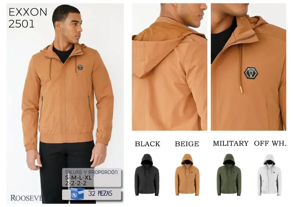 CHAMARRA ROOSEVELT EXXON 2501 (CAJA 24PZ)