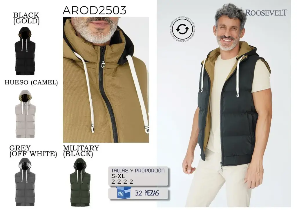 CHALECO ROOSEVELT AROD 2503 (CAJA 32PZ)
