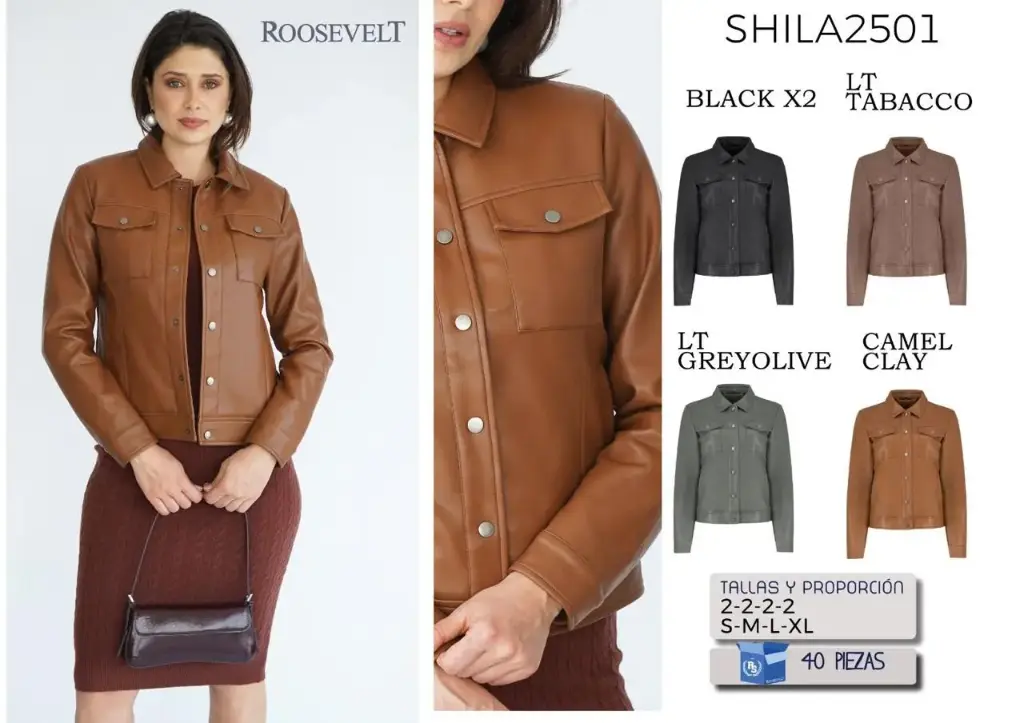 CHAMARRA ROOSEVELT SHILA 2501 (CAJ 20PZ)